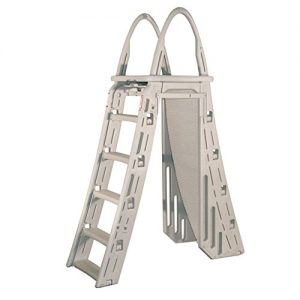 pool ladder with roll guard