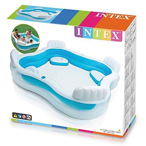 Simple Intex Swim Center Family Lounge Inflatable Above Ground Pool 57190Ep for Simple Design